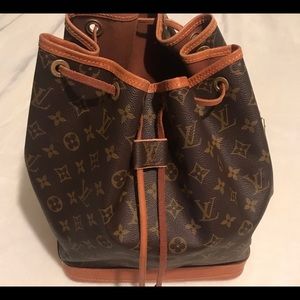 Authentic Monogram Noe GM drawstring bucket bag